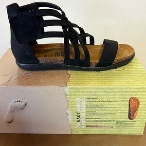 NAOT Marita high top leather sandal. New